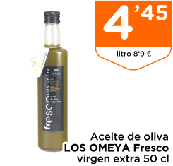 Aceite de oliva LOS OMEYA Fresco virgen extra 50 cl