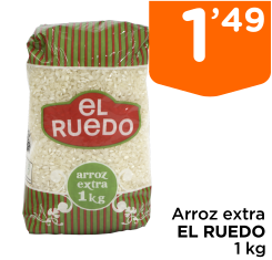Arroz extra EL RUEDO 1 kg