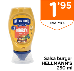 Salsa burger HELLMANN'S 250 ml