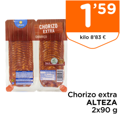 Chorizo extra ALTEZA 2x90 g