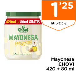 Mayonesa CHOV? 420 + 80 ml