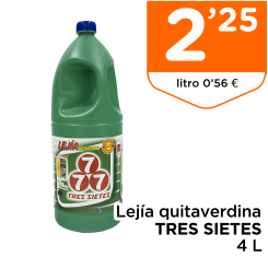 Lej?a quitaverdina TRES SIETES 4 L
