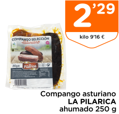 Compango asturiano LA PILARICA ahumado 250 g