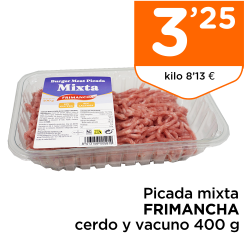 Picada mixta FRIMANCHA cerdo y vacuno 400 g