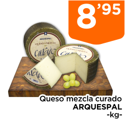 Queso mezcla curado ARQUESPAL -kg-