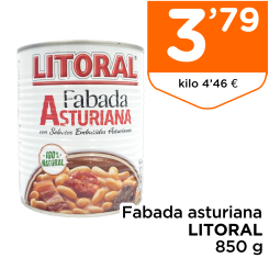 Fabada asturiana LITORAL 850 g
