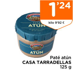 Pat? at?n CASA TARRADELLAS 125 g