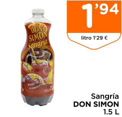 Sangr?a DON SIMON 1.5 L Sangr?a DON SIMON 1.5 L