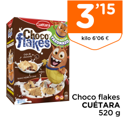 Choco flakes CU?TARA 520 g Choco flakes CU?TARA 520 g