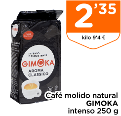 Caf? molido natural GIMOKA intenso 250 g Caf? molido natural GIMOKA intenso 250 g
