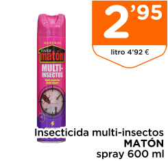 Insecticida multi-insectos MAT?N spray 600 ml Insecticida multi-insectos MAT?N spray 600 ml