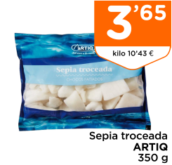 Sepia troceada ARTIQ 350 g Sepia troceada ARTIQ 350 g