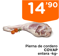 Pierna de cordero COVAP entera -kg- Pierna de cordero COVAP entera -kg-