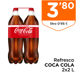 Refresco COCA COLA 2x2 L