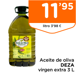 Aceite de oliva DEZA virgen extra 3 L