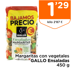 Margaritas con vegetales GALLO Ensaladas 450 g