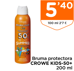 Bruma protectora CROWE KIDS-50+ 200 ml