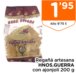 Rega?? artesana HNOS.GUERRA con ajonjol? 200 g