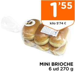 MINI BRIOCHE 6 ud 270 g