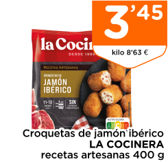 Croquetas de jam?n ib?rico LA COCINERA recetas artesanas 400 g