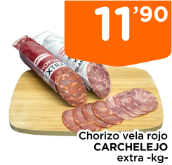 Chorizo vela rojo CARCHELEJO extra -kg-