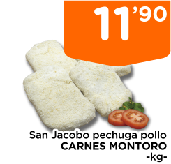 San Jacobo pechuga pollo CARNES MONTORO -kg-