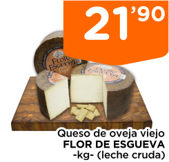 Queso de oveja viejo FLOR DE ESGUEVA -kg- (leche cruda)