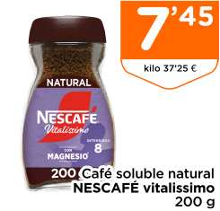 Caf? soluble natural NESCAF? vitalissimo 200 g