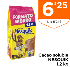 Cacao soluble NESQUIK 1.2 kg
