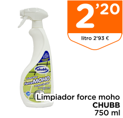 Limpiador force moho CHUBB 750 ml