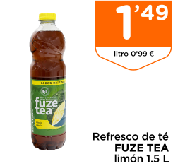Refresco de t? FUZE TEA lim?n 1.5 L