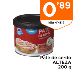 Pat? de cerdo ALTEZA 200 g