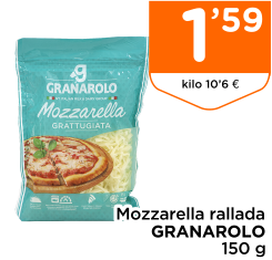 Mozzarella rallada GRANAROLO 150 g