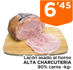 Lac?n asado al horno ALTA CHARCUTER?A 90% carne -kg-