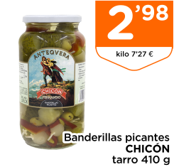 Banderillas picantes CHIC?N tarro 410 g