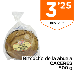 Bizcocho de la abuela CACERES 500 g