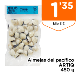 Almejas del pac?fico ARTIQ 450 g