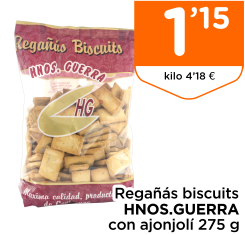 Rega??s biscuits HNOS.GUERRA con ajonjol? 275 g
