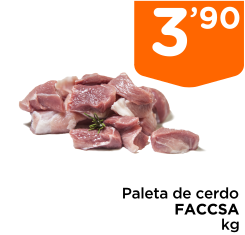 Paleta de cerdo FACCSA kg