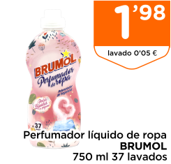Perfumador l?quido de ropa BRUMOL 750 ml 37 lavados