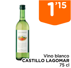 Vino blanco CASTILLO LAGOMAR 75 cl