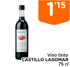 Vino tinto CASTILLO LAGOMAR 75 cl