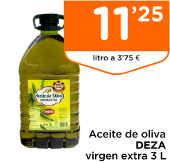 Aceite de oliva DEZA virgen extra 3 L