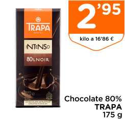 Chocolate 80% TRAPA 175 g