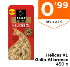 H?lices XL Gallo Al bronce 450 g