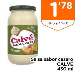 Salsa sabor casero CALV? 430 ml