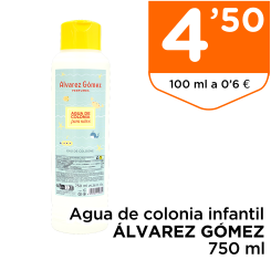 Agua de colonia infantil ?LVAREZ G?MEZ 750 ml
