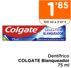 Dent?frico COLGATE Blanqueador 75 ml