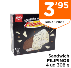Sandwich FILIPINOS 4 ud 308 g