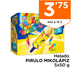 Helado PIRULO MIKOL?PIZ 5x50 g